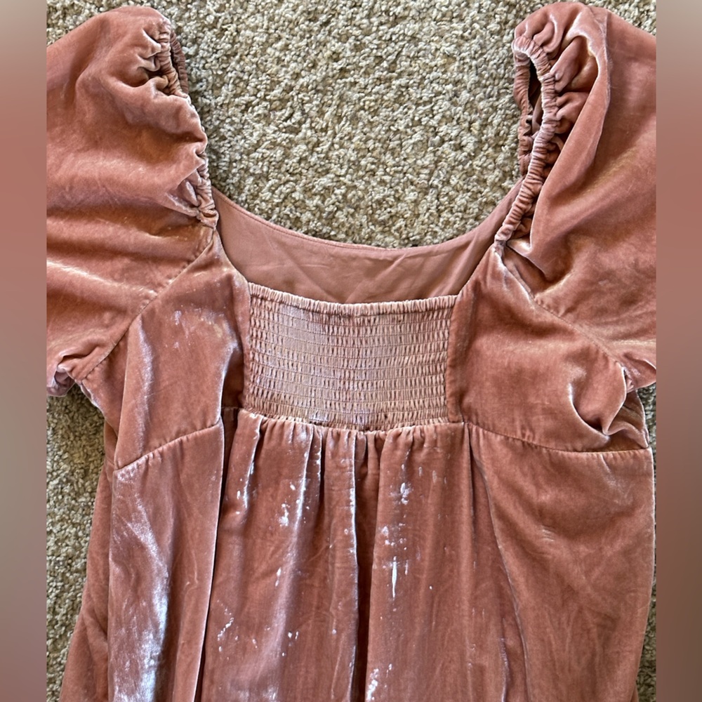 Anthropologie velvet dress - Picture 6 of 8